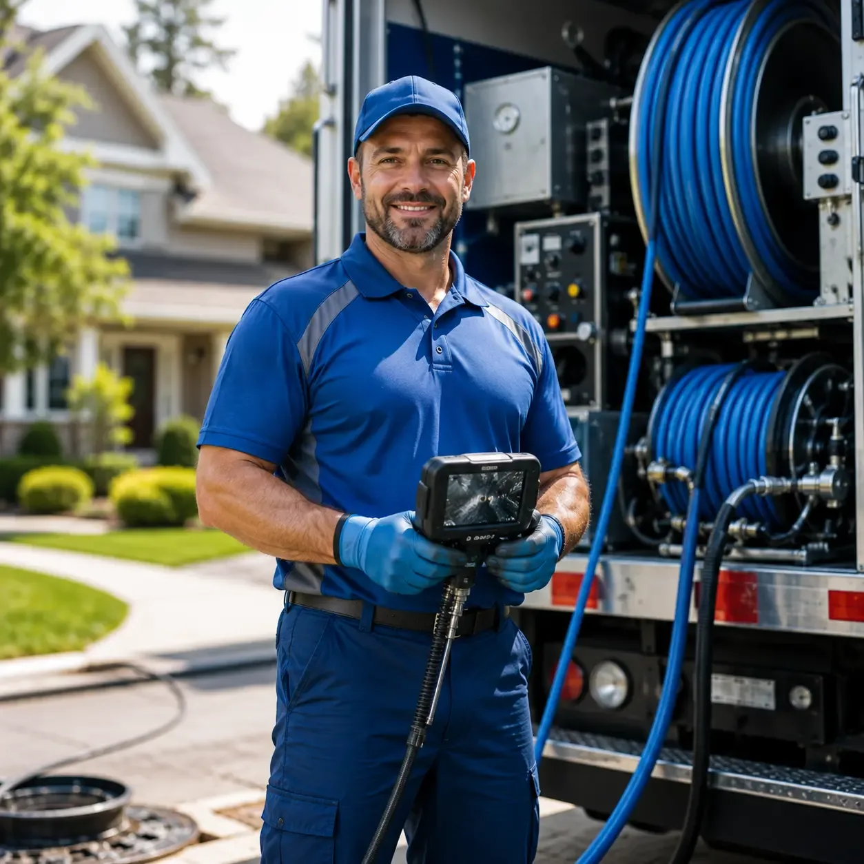 Local outdoor drain cleaning specialists in New London, NH